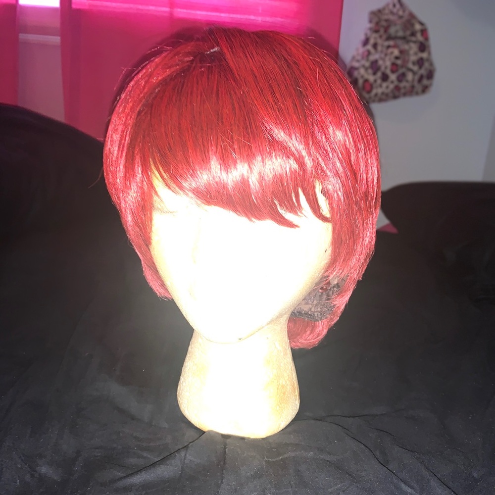 27 piece red wig